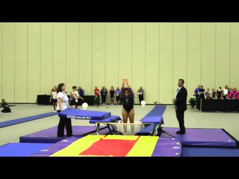 Madi Webster - Double Mini Finals Pass 2 - 2014 USA Gymnastics Championships