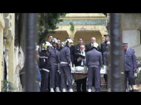Alger: funérailles de l'acteur Roger Hanin