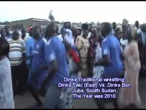 Dinka (Jieng) Wrestling: Dinka Twic Vs. Dinka Bor of Jonglei State (4).