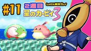 【レトロゲーム初見実況】#11  星のカービィ3やるよ【納豆】
