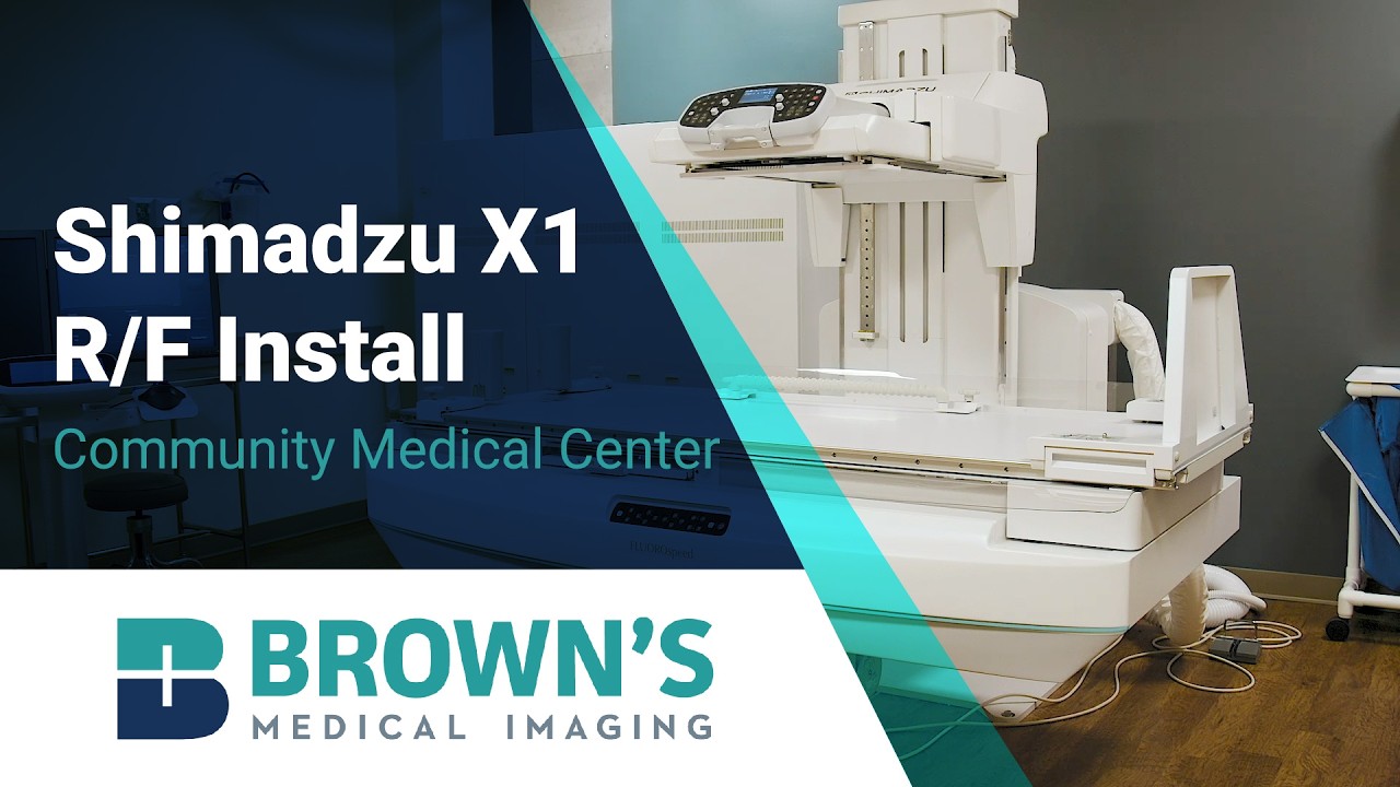 A Shimadzu X1 R/F Installation At Community Medical Center