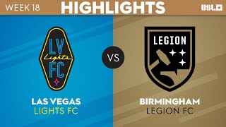 7.8.2023 | Las Vegas Lights FC vs. Birmingham Legion FC - Game Highlights