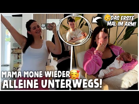 MAMA MONE ALLEINE UNTERWEGS!🥹 + HANS & VICI HALTEN ZOEY im ARM!😭🤍 | kobexmone