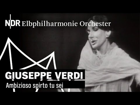Maria Callas sings Verdi: Ambizioso spirto tu sei (1959) | Macbeth | NDR Elbphilharmonie Orchestra