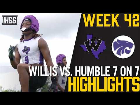 Willis Wildcats Dominate Humble 41-12 to Qualify for 7-on-7 State Tournament