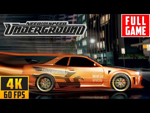 Need for Speed: Underground (2003) - Full Walkthrough Game - No Commentary (4K 60FPS)