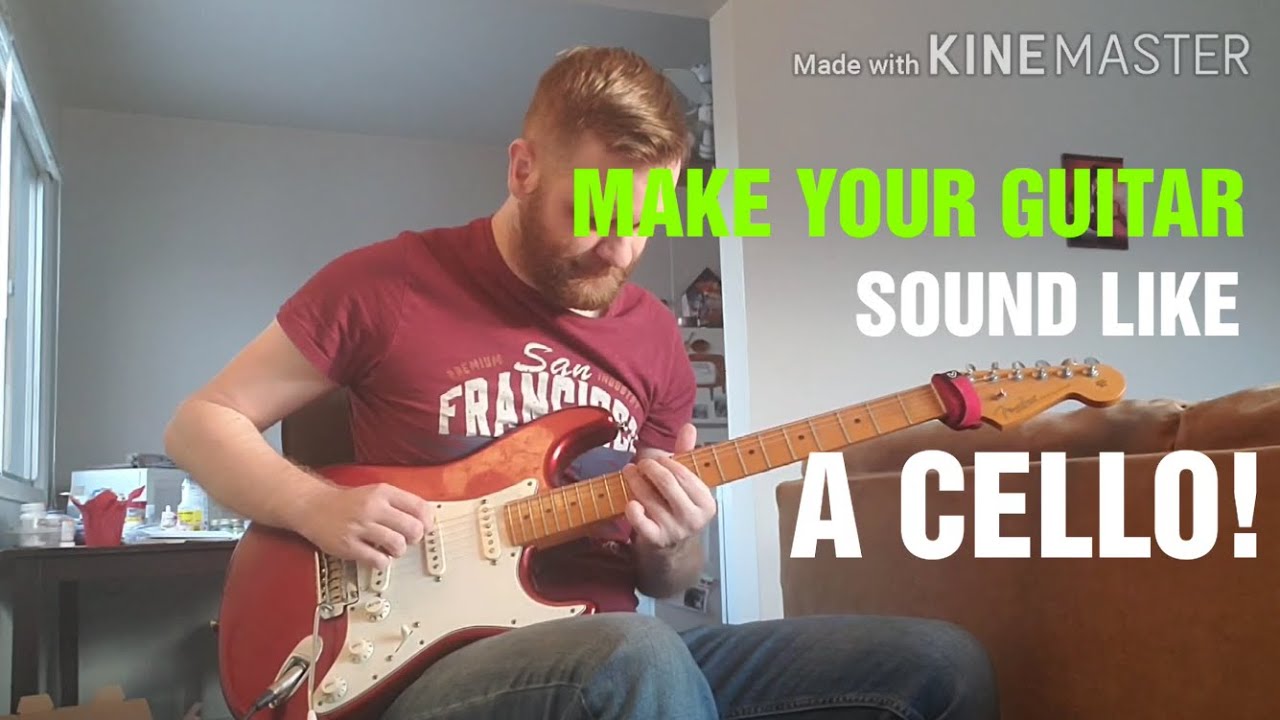 How to make your guitar sound like a cello (or violin or double bass)