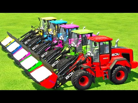 Make And Transport Lime With Case & JCB Wheel Loaders - Farming Simulator 2022