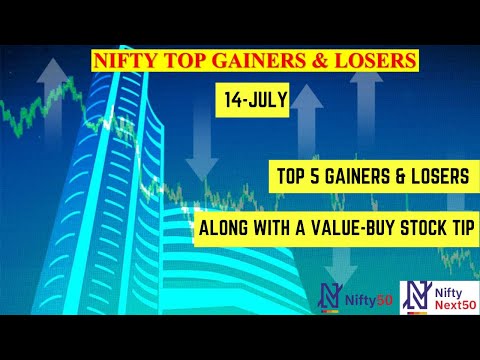 Stock Market Update for July 14 | Daily Gainers and Losers in Nifty 50 | Stock Pick of the Day