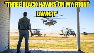 A man Bought a Bankrupted Ranch — The Next Morning, Military Helicopters Landed on His Front Lawn.