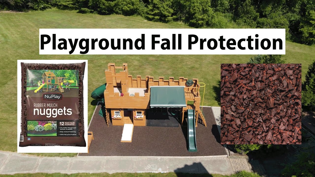 ✅ Cedar Wood vs  Rubber Mulch For Playground or Landscape - NuPlay Nuggets for Fall Protection