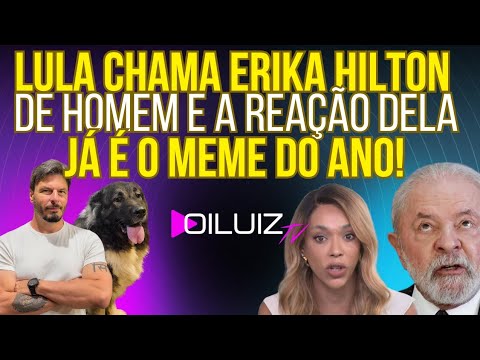 TRY NOT TO LAUGH: Lula calls Erika Hilton a MAN and her reaction is already the meme of the year!