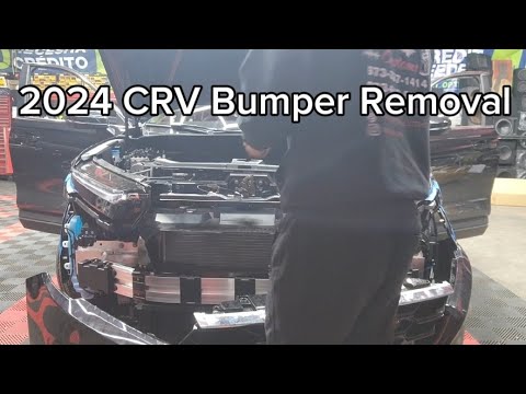 How to remove 2024 Honda CRV front Bumper