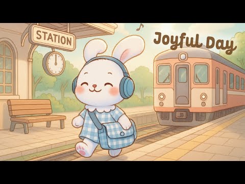 Joyful Day Lofi 🎵 4 Hour Happy Lofi Song 🐰 Cute Lofi 🎀 cute & relaxing music 🎧 [Lofi Hip Hop]