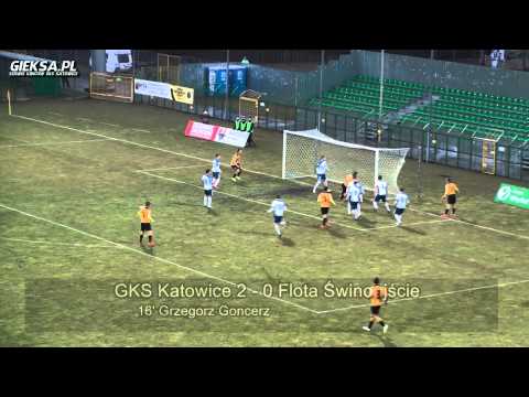 GKS Katowice - Flota Świnoujście: bramki z meczu 14.03.2015