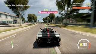 Forza Horizon 2 Bucket List #3 | Pagani Zonda C at 332 km/h