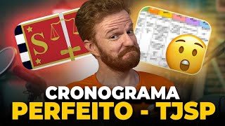 CRONOGRAMA PERFEITO PARA O CONCURSO TJ-SP | PLATAFORMA DO CENOURA