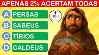 15 PERGUNTAS BÍBLICAS DE NÍVEL MUITO DIFÍCIL - QUIZ BÍBLICO