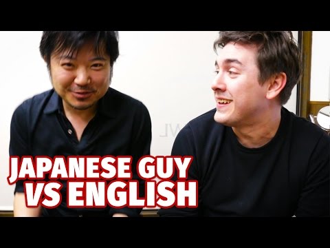 Japanese Guy Has FIRST EVER English Lesson