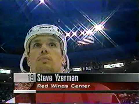 June 5, 1997 - Game 3 Stanley Cup Finals (Flyers at Red Wings - Yzerman Intro)