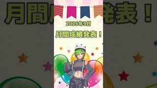 2026年9月の成績発表！【活動報告】 #Shorts