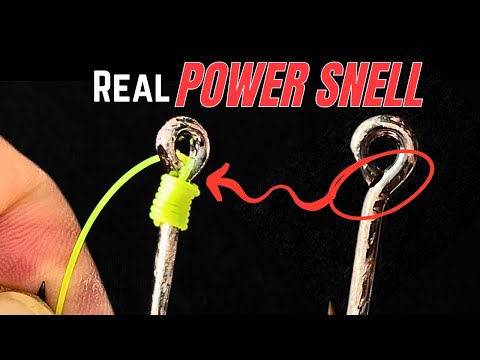 Power Snell Knot | How to tie a snell knot on a fishing hook