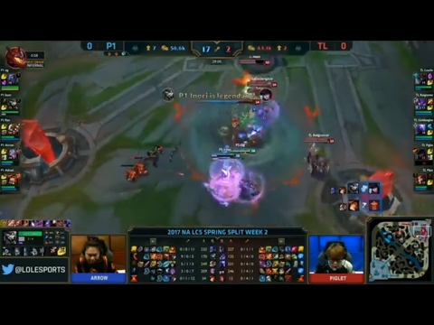 Phoenix1 vs Team Liquid  NALCS Highlights Spring 2017   P1 vs TL Week 2 Day 3