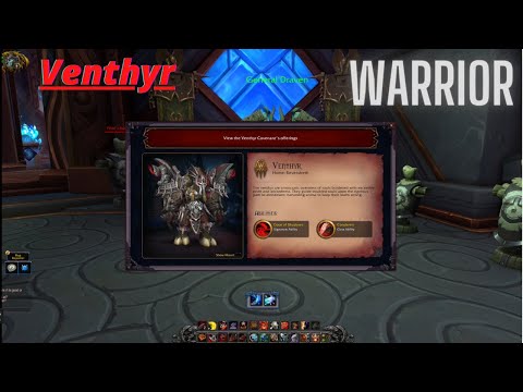 World of Warcraft Shadowlands  Warrior Venthyr covenant abilities