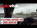 Bentley Flying Spur V8 | +300 km/h! | Top Speed on Autobahn | Autovisie