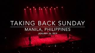 Taking Back Sunday 20th Anniversary Tour | Manila, Philippines | 01/26/19