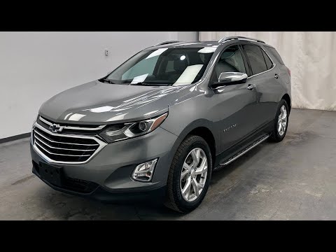 2018 Chevrolet Equinox AWD 4dr Premier w/3LZ in Gray for sale at Davis GMC Buick Lethbridge in Lethbridge, AB