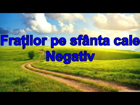Fratilor pe Sfanta Cale negativ cu tonalitate joasa