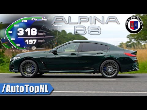 ALPINA B8 | 0-318KM/H ACCELERATION SOUND & POV by AutoTopNL