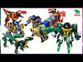 슈퍼텐 티라누스 콩거 닌자랩터 변신 모음 Super 10 Tyranus Konge Rektor Transform