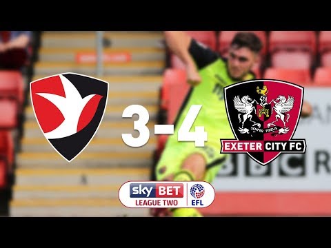 Cheltenham Town 3 Exeter City 4 (26/8/17) EFL Sky Bet League 2 Highlights