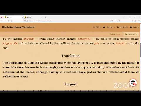 Srimad Bhagavatam Third Canto Chapter 27 | SB 3.27.1 and Summary SB 3.26 | 9/25/2023
