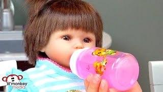 👶🏼 My Reborns! Baking with Katelyn! 🎂