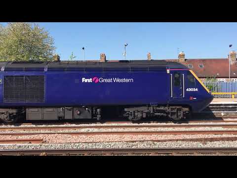 (HD) Trains @ Oxford GWML  Includes HST Diverts Class 800s, 165s, 43s, 220 & 221s 04.05.18