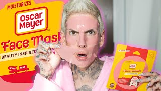 Trying the Oscar Mayer BOLOGNA Face Mask!