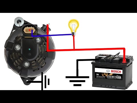 How to wire 3 pin alternator | 3 pin alternator wiring diagram| car alternator wiring diagram