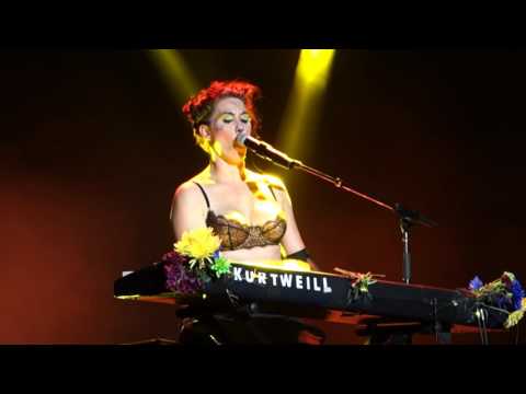 Dresden Dolls LIVE- Coin Operated Boy Blue Hills Bank Pavilion 8/27/2016 Amanda Palmer