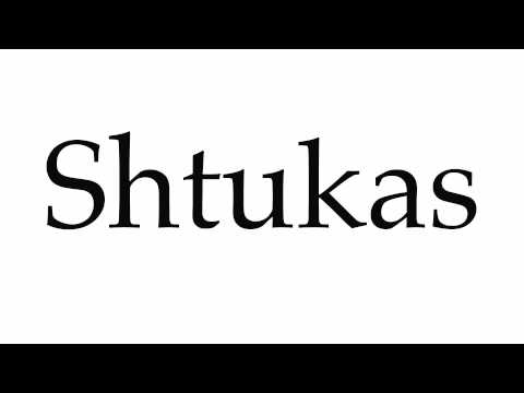 How to Pronounce Shtukas