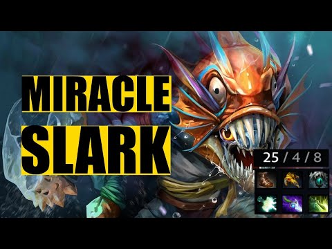 Miracle slark pro gameplay [FULL GAME] vs Fnatic | Nigma vs Fnatic game 2