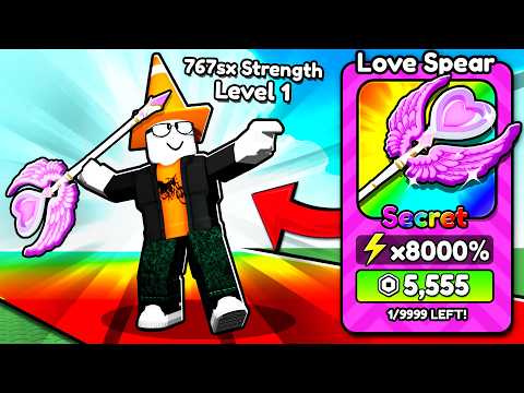 Starting Over as NOOB with BEST SPEAR in Spear Training! (Roblox)