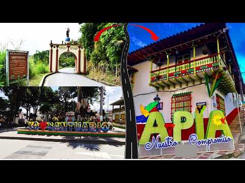 313 De Santuario a Apia "Corazón del Viento", Risaralda, Colombia #viajes #virtual #drone #turismo