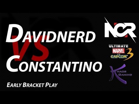 NCR11  UMvC3 P12 R_ - Davidnerd (WES_TRI_HIR) vs Constantino (WOL_HAG_SEN)
