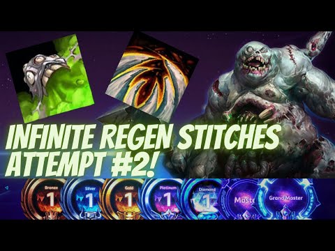 Stitches Bile - INFINITE REGEN STITCHES ATTEMPT 2! - B2GM Season 6(Bronze 2)