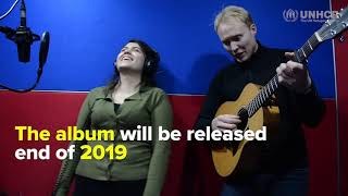 American music producer collaborates with refugee singers