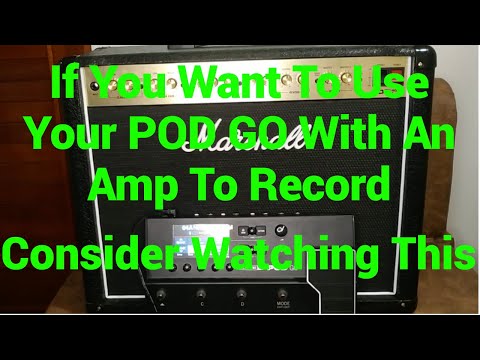 My Experience Using The Line 6 POD GO With a Real Amp To Record (2023)