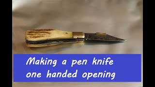 Making a pen knife one handed opening - Tool Tip #5